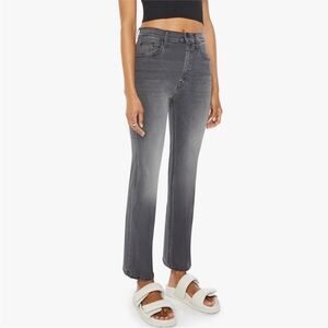 MOTHER Mid Rise Dazzler Ankle Lighting Up Lanterns Gray Jeans 29